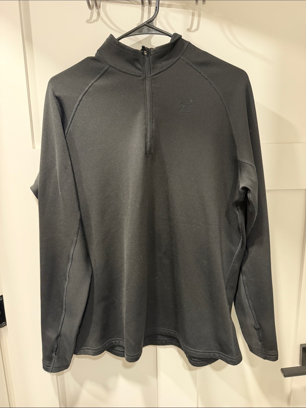 Women's Black Half-Zip Performance Pullover